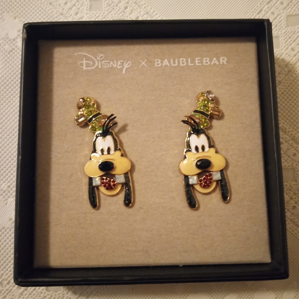 🆕 Disney x Baublebar Goofy Earrings NWT